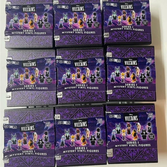NINE/ SMOLS By Culturefly Villains Series 1 Disney Collectibles